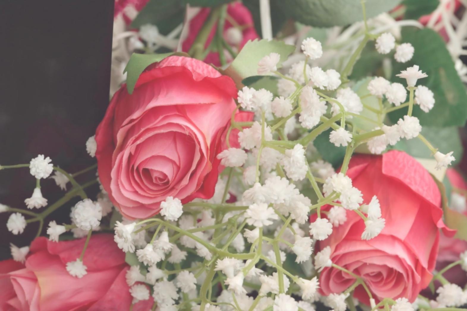 Dried flower composition detail
